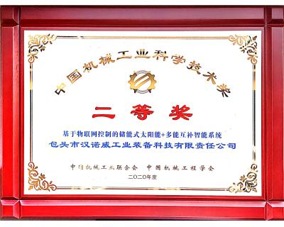 中國(guó)機(jī)械工業(yè)科學(xué)技術(shù)二等獎(jiǎng)